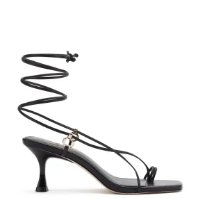 Portofino Sandal In Black Leather