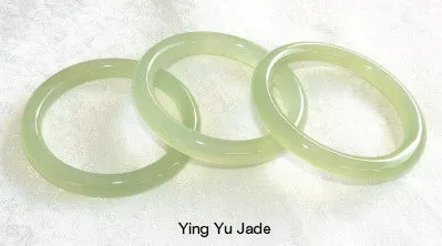 Pure Natural Round Chinese Jade Baby Bangle 38mm