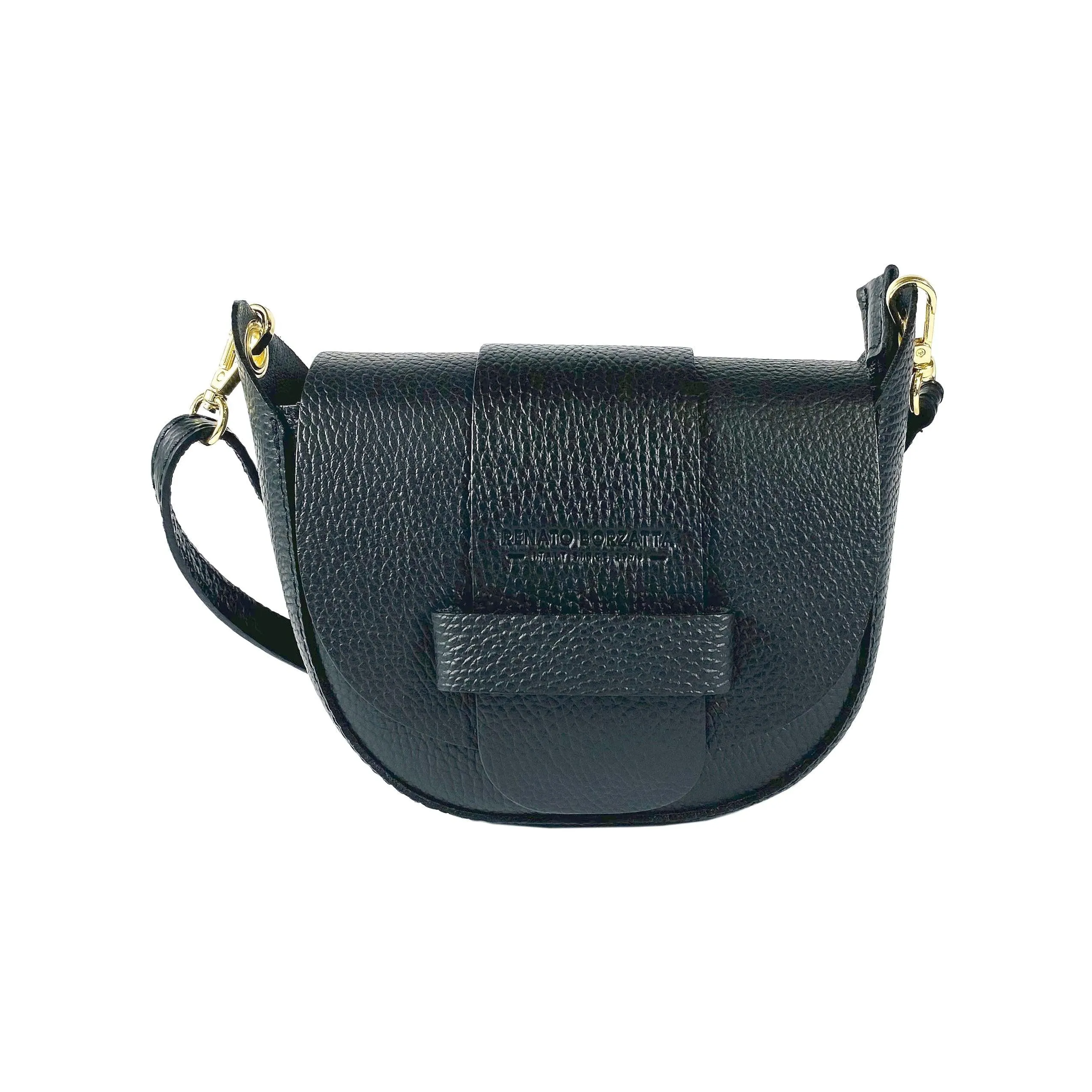 RB1010A | Shoulder Bag in Genuine Leather | 21 x 17 x 8 cm