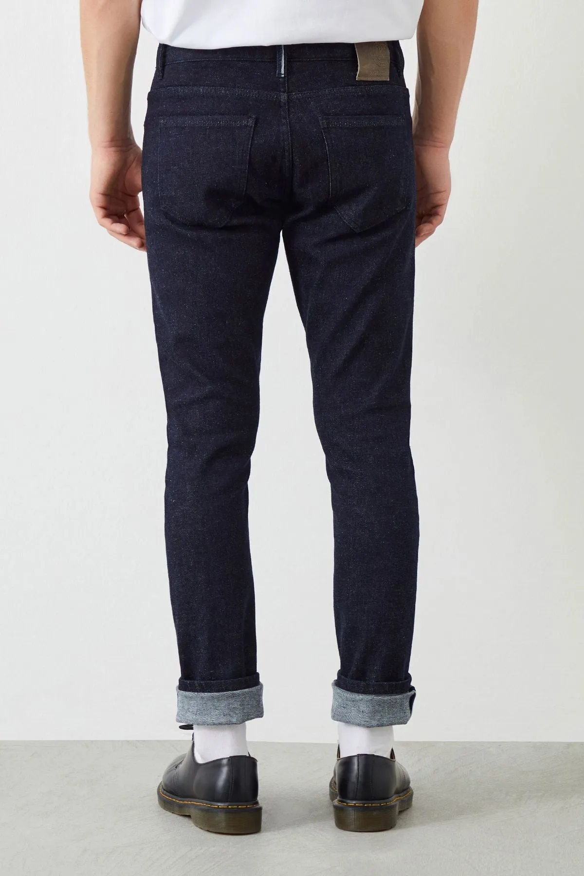 Rem Slim Tapered Fit Dark Blue Selvedge Men's Jeans