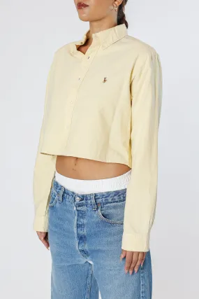 Rework Oxford Crop Shirt - M, L