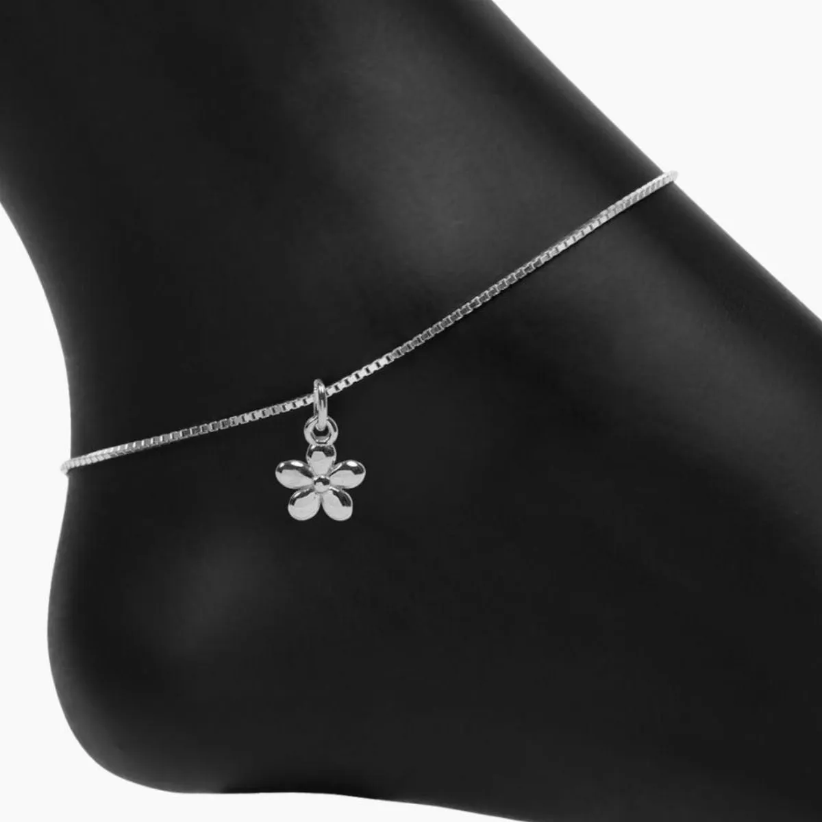 Roma Flower Charm (Silver)