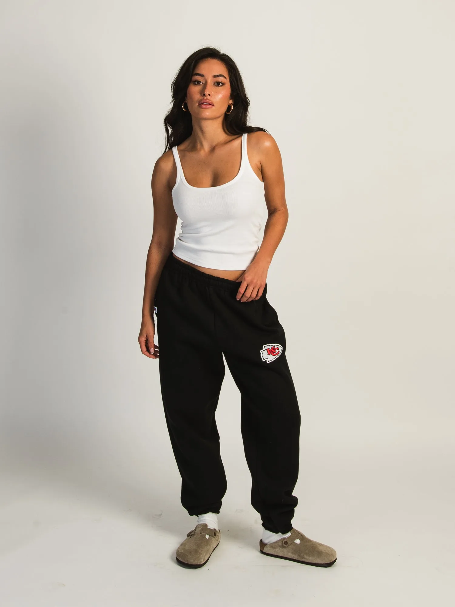 RUSSELL KANSAS CITY CHIEFS EMBROIDERED SWEATPANTS