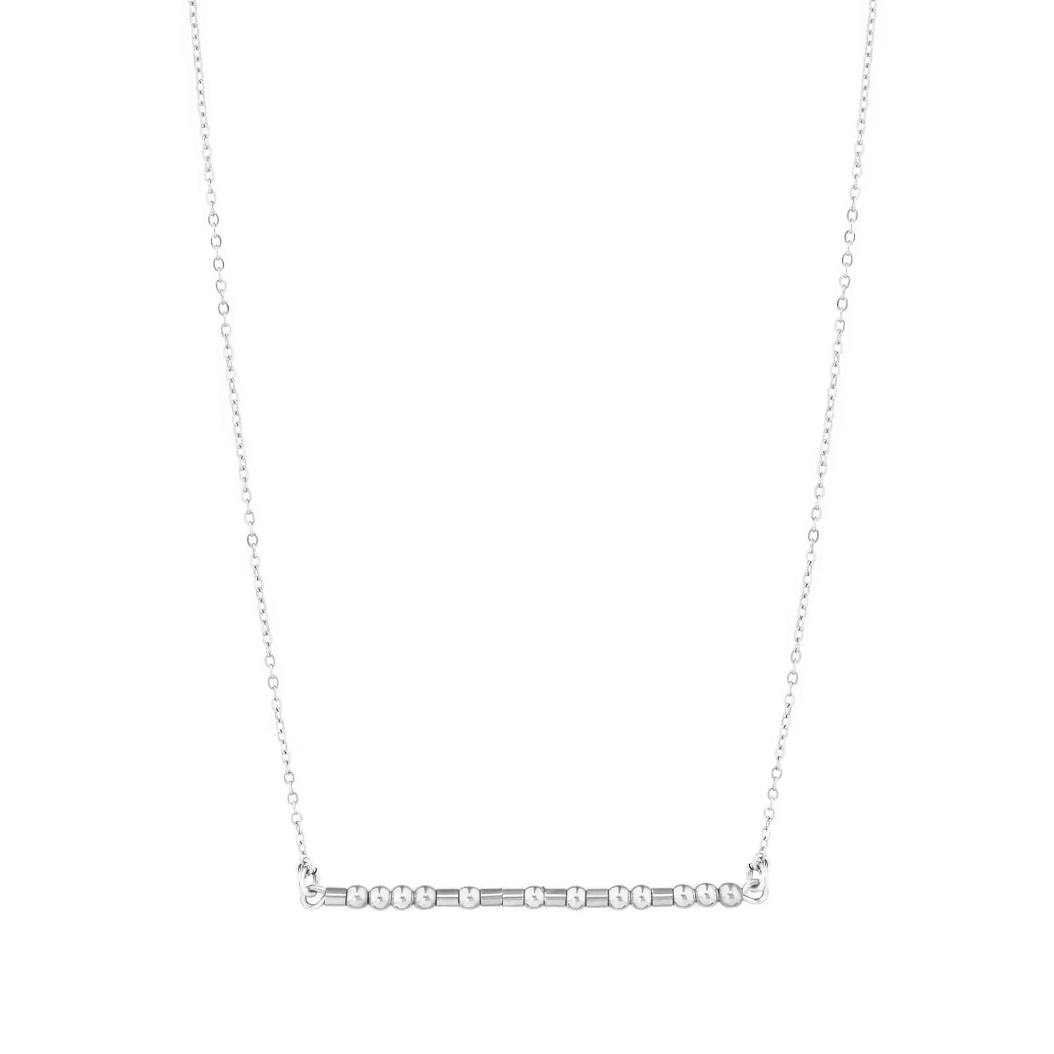 SISTER MORSE CODE NECKLACE