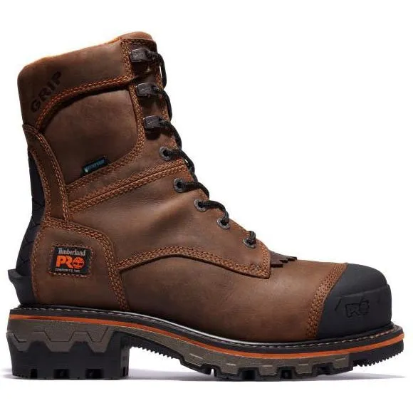 Timberland Pro Men's Boondock HD Comp Toe WP 400G Logger Work Boot - TB1A28SB214