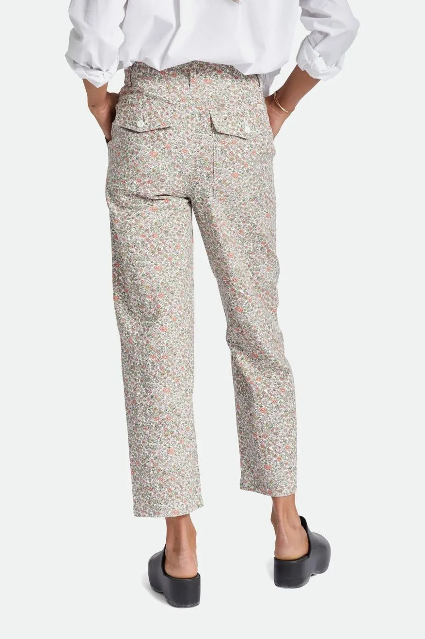 Vancouver Pant - White Floral