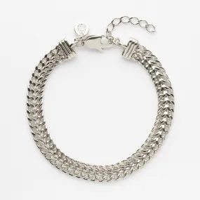 Vintage Luxe Woven Chain Bracelet