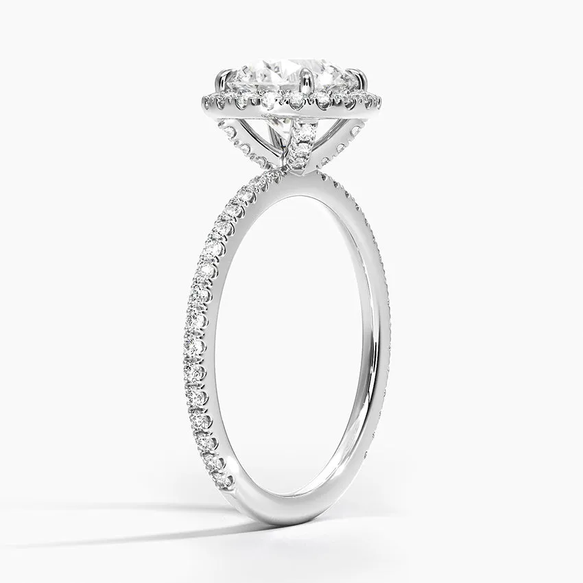 Waverly Halo Diamond Engagement Ring [Setting Only] - EC099