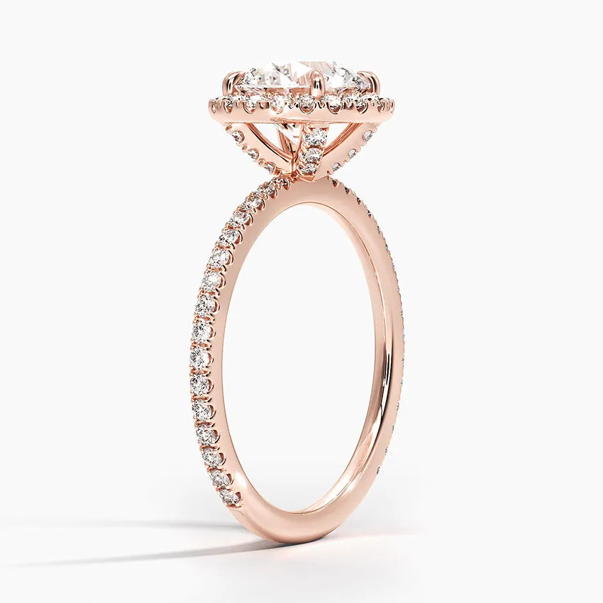 Waverly Halo Diamond Engagement Ring [Setting Only] - EC099