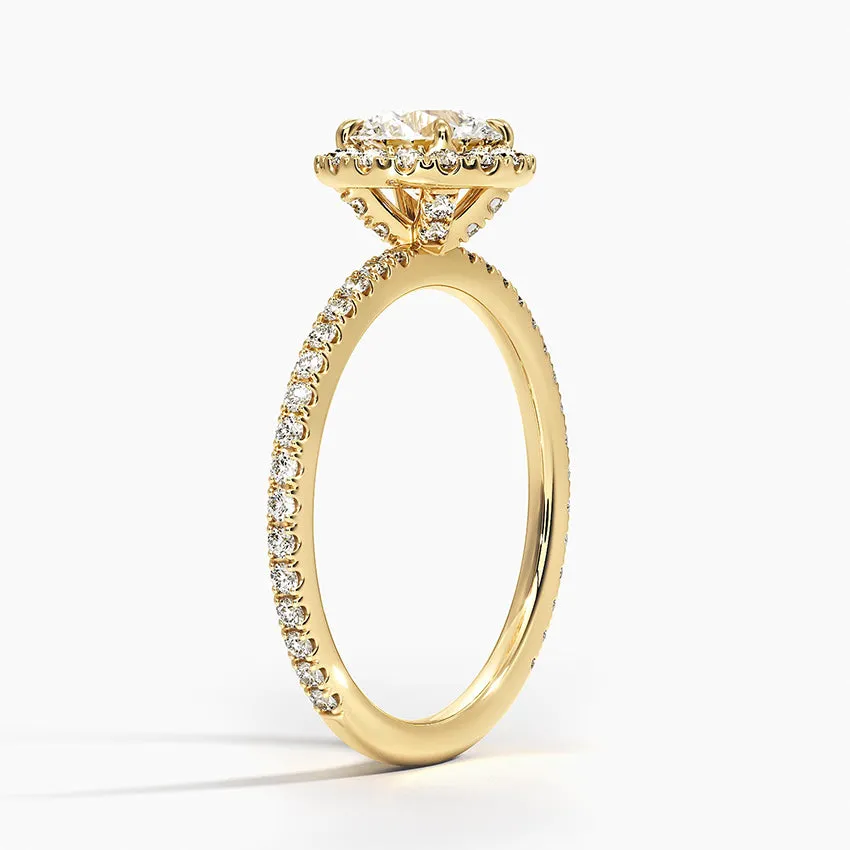 Waverly Halo Diamond Engagement Ring [Setting Only] - EC099