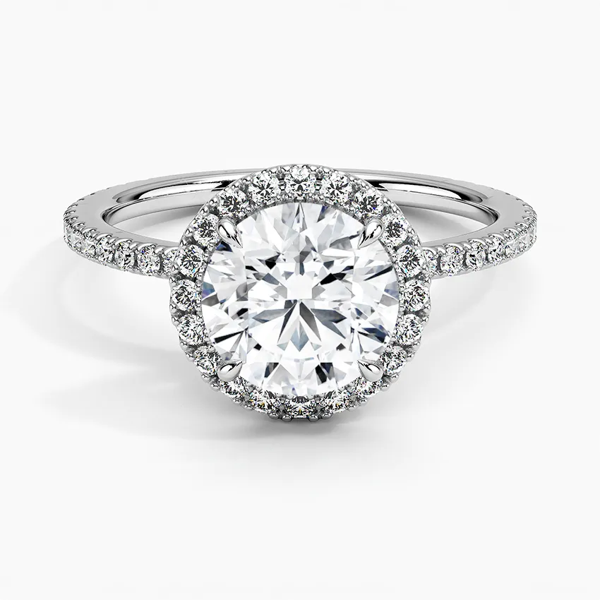 Waverly Halo Diamond Engagement Ring [Setting Only] - EC099